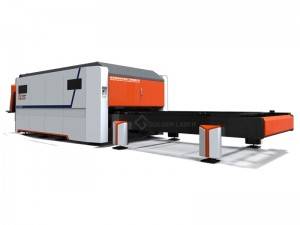 Mesin Pemotong Laser Serat 1000W 1500W 2000W 3000W 4000W untuk Pelat Logam