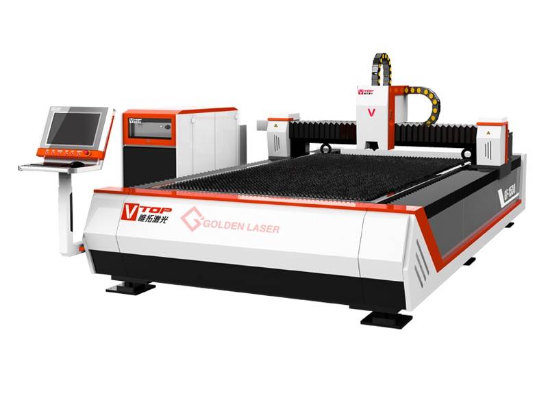 Buɗe Nau'in 1000W Fiber Metal Laser Cutting Machine