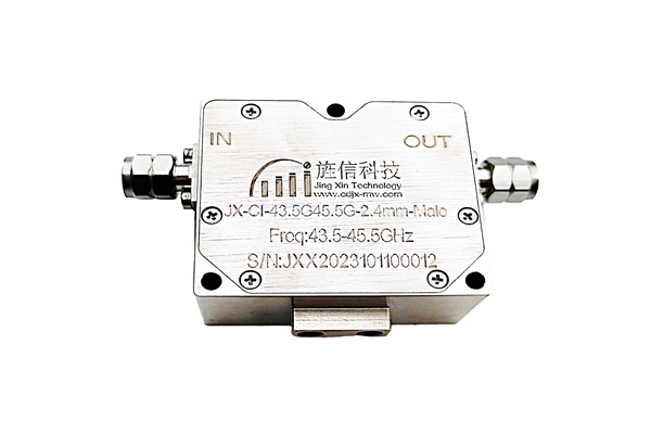 High Frequency Isolator Operating from 43.5-45.5GHz JX-CI-43.5G45.5G-2.4mm-Male