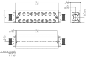 Vlastný dizajn vysokofrekvenčného pásmového filtra od 9-10GHz