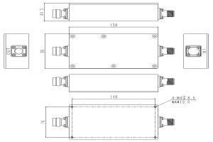 Bandpass Cavity Filter Naglihok Gikan sa 2550-2590MHz JX-CF1-2550M2590M-N5