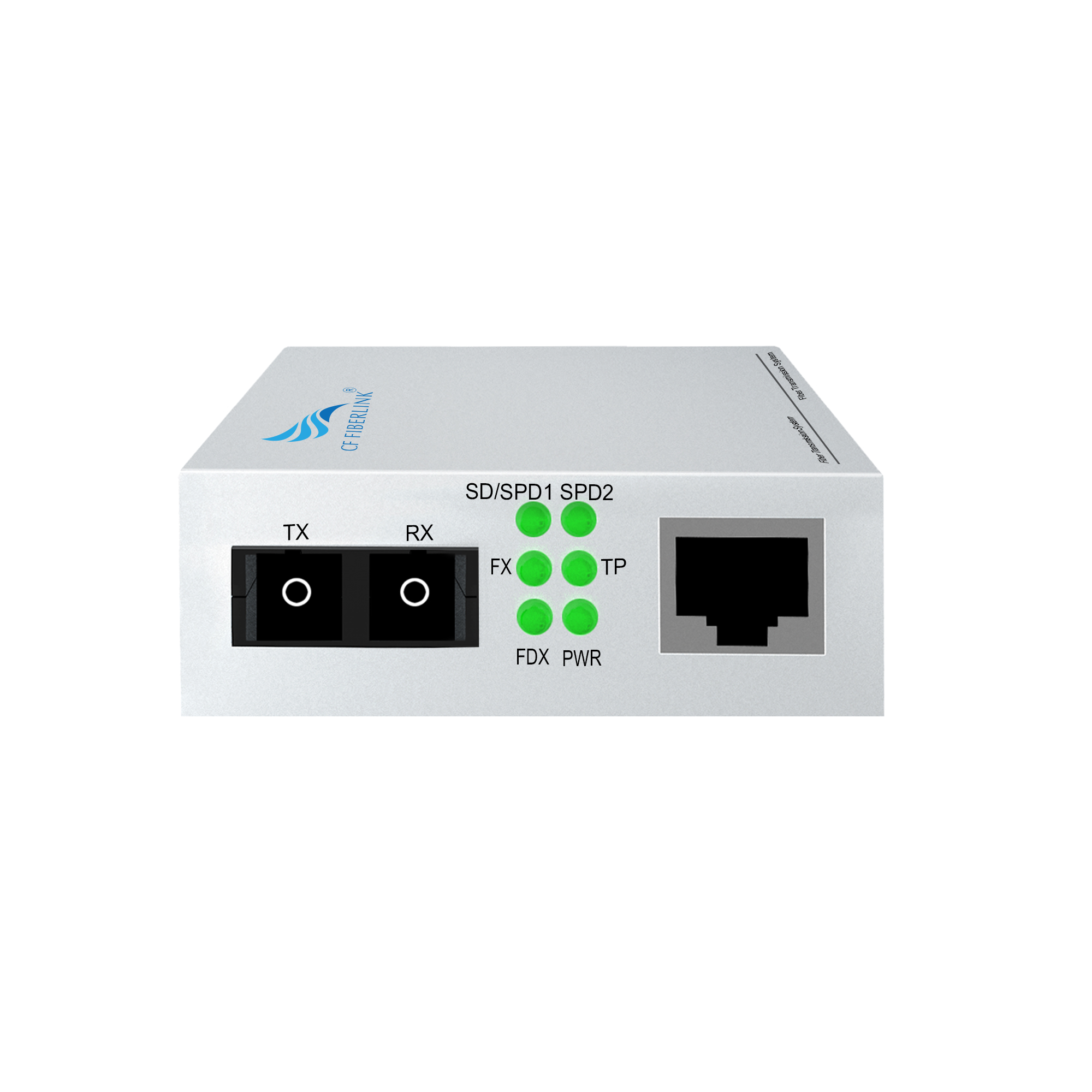 2-port 10/100M WDM Media Converter （Single-mode Dual-fiber SC）