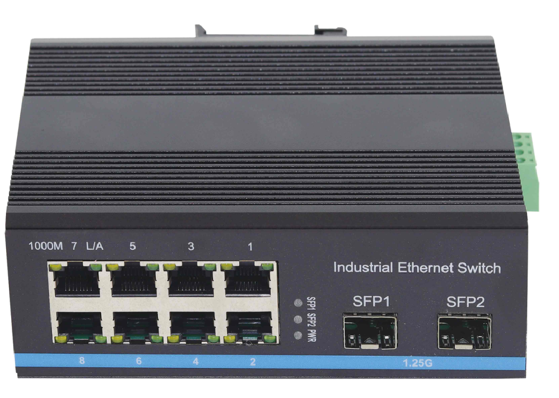 Chinese wholesale 5 Port Unmanaged Switch -
 Industrial grade gigabit fiber optic transceiver (2 optical and 8 electrical) – Changfei Optoelectronics