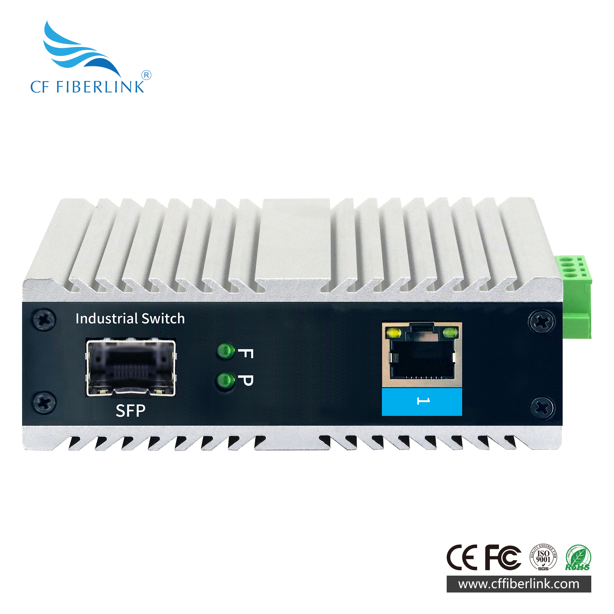 2-port 10/100M/1000M Industrial Ethernet Switch