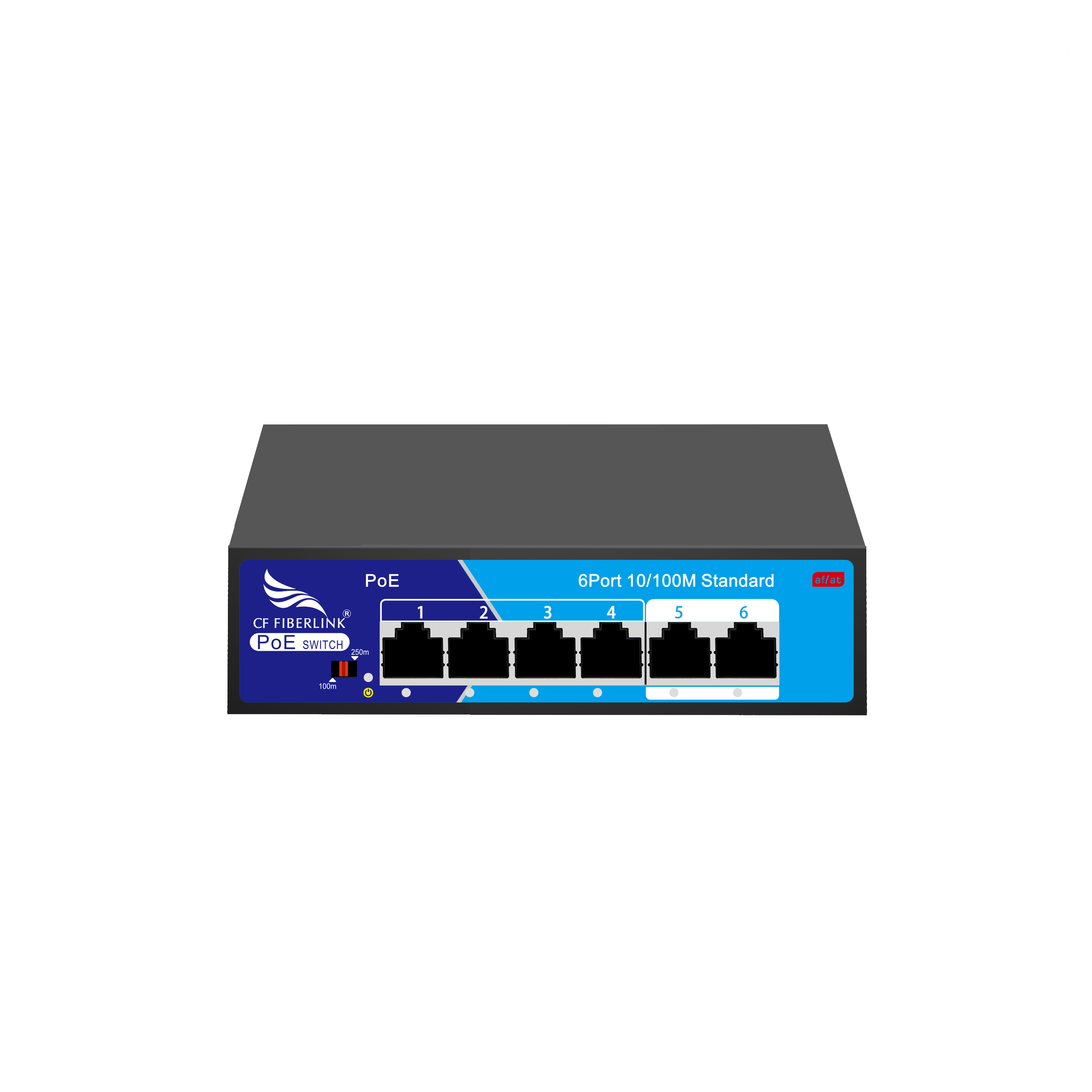 6-port 10/100M PoE Ethernet switch Dedicated for monitoring