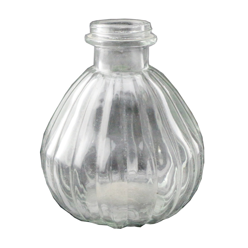 Linlang Shanghai Custom Ribbed Glass Oil Lamp Bottle