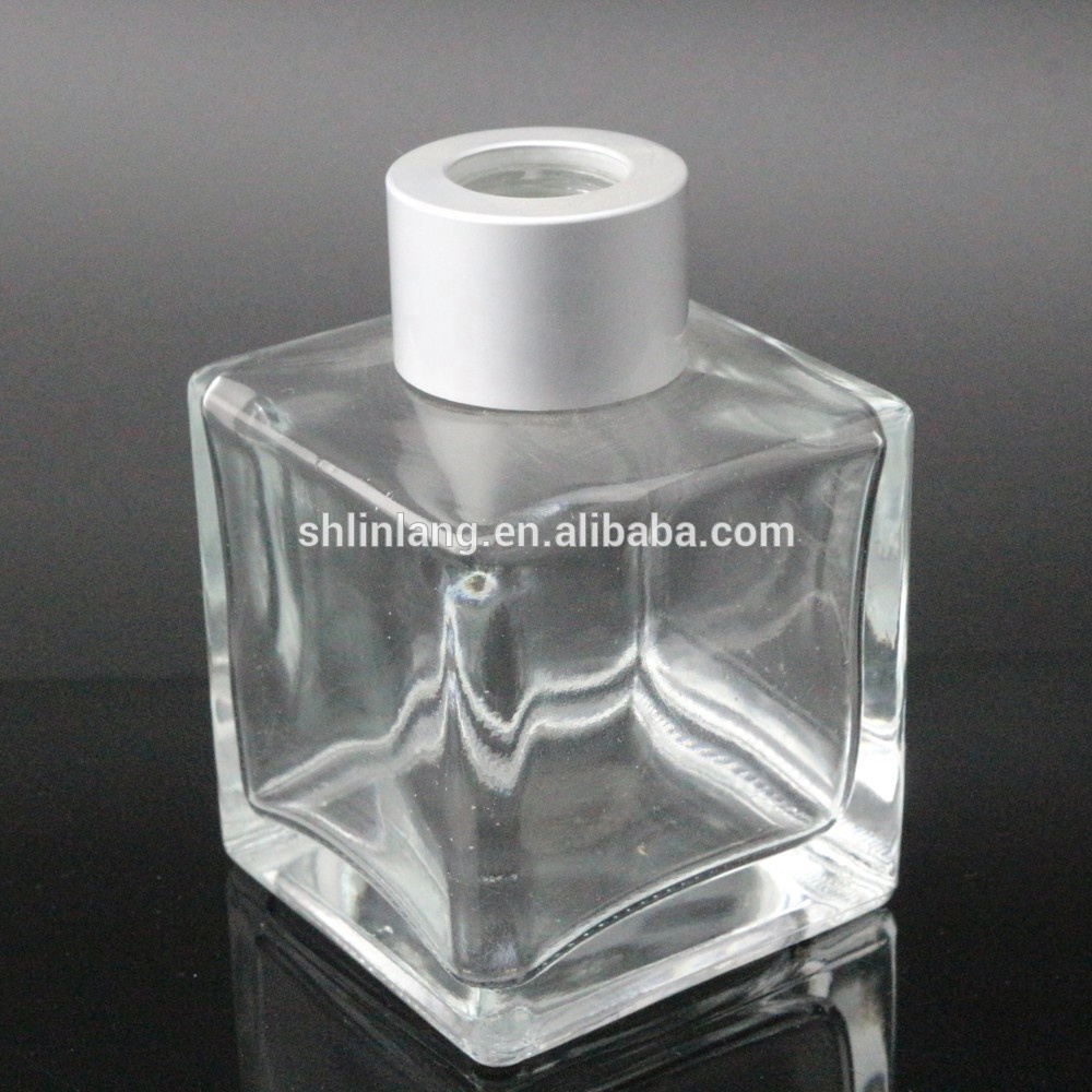 Square Glass Reed Diffuser Bottle 100ml Empty