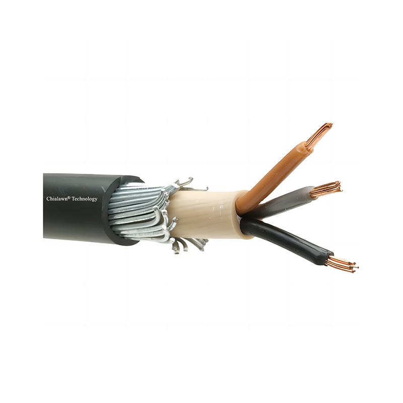 IEC 60502-1 معیاري XLPE موصل شوي فولادو تار زغره لرونکي کنټرول کیبل او معاون کیبل