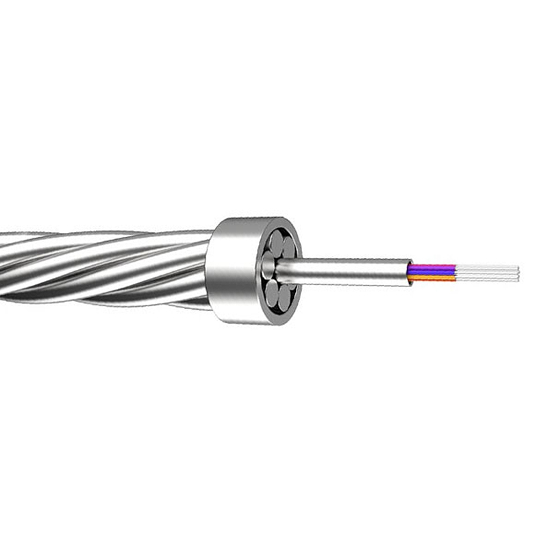Overhead OPGW-kabel i transmissionsledning Aluminiumsbeklædt stålrør