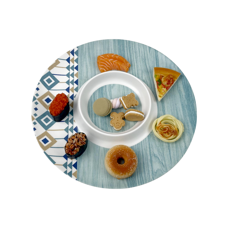 멜라민 칩 및 딥 트레이, 분할된 서빙 그릇, 애피타이저, 치즈, 엔터테인먼트 파티, 캠핑 피크닉을 위한 서빙 플래터 칸 접시