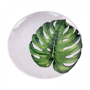 Домашняя пластиковая зеленая листовая конструкция Современная элегантная простая меламиновая пластина