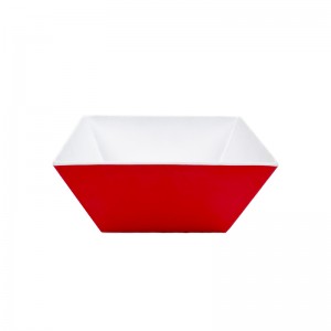 할로윈 붉은 색 고품질 샐러드 믹싱 서빙 그릇 멜라민 대형 사각형 그릇 크리스마스