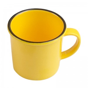 Toptan yeni basit özelleştirilebilir logo, otel catering Çay bardağı melamin kupa kahve fincanı