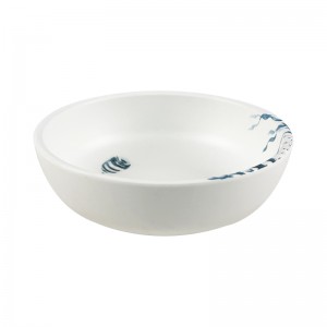Роскошные 6 7 8 9 дюймов индивидуальный дизайн пластиковые миски оптом посуда меламиновые салатницы