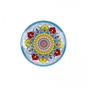 Melaminový talíř A5 Vlastní květinový design Barevné ploché melaminové talíře