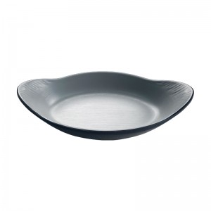 Vysoce kvalitní kreativní cymbiform talíř Melaminové nádobí v severském stylu Rybí talíř