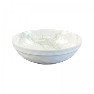 Tilpasset fødevaresikkerhedsklasse ubrydelig melamin klassiske skålesæt Salatsuppe Risskål Tåler opvaskemaskine