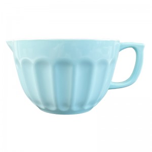 Чашка лапши чашки супа меламина сплошного цвета 1500МЛ с рукояткой