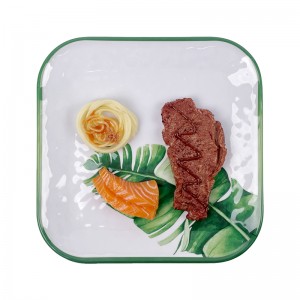 Pratos de melamina por prefeitoeo, placas de melamina de folhas brancas de alta qualidade, prato de jantar de melamina inquebrável, atacado