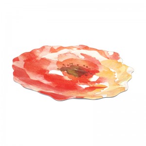 Přizpůsobený velkoobchodní speciální melaminový talíř s nepravidelným tvarem květů