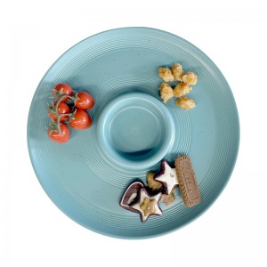 Assiettes servisní tác melaminový servírovací talíř, kuchyňský servírovací talíř melaminový čip a dip