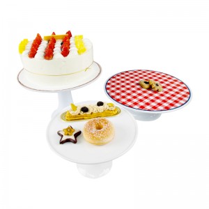 Velkoobchodní zakázkové melaminové stojany na dorty s designovým potiskem