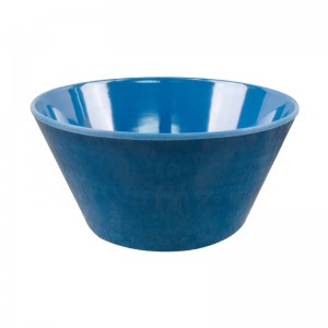 Синяя меламиновая миска для лапши, безопасный для пищевых продуктов набор столовой посуды, пластиковая круглая миска для выпечки, производитель мисок для лапши