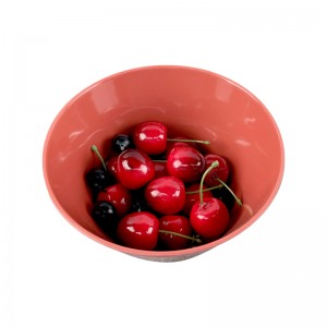 کاسه غلات ملامینه قرمز داغ برای سالاد میوه سوپ، کاسه ملامینه 6 اینچی تجاری خریدار ظروف سرو