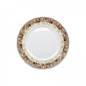 Factory supplied China Plate -
 Home Restaurant Dinner Plates Dishes Custom Logo Melamine White decals Dinner Plates For Restaurants – BECO