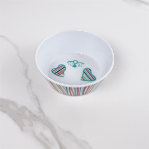 고양이와 개를 위한 공장 도매 맞춤형 플라스틱 개 그릇 휴대용 멜라민 애완 동물 그릇