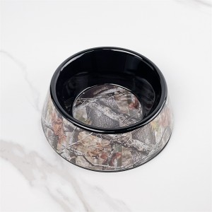 고품질 패션 멜라민 애완 동물 그릇 크리 에이 티브 7.5 인치 친환경 라운드 멜라민 개 그릇