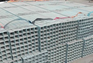 Galvanized Square and Rectangular Steel Pipe with Holes