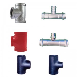 Iron and Steel Pipe Fittings Tee