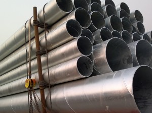 Carbon Steel Material Grade B Galvanized SAW Welded Steel Pipe