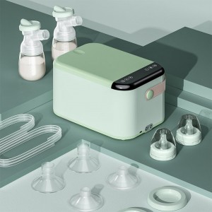 DQ-1001 Pompa per u pettu di tippu di almacenamentu doppia sterilizzante per l'alimentazione in silicone soffice senza BPA