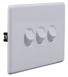 Australia three gang Slimline switch new design wall switch lighting switch DS605S