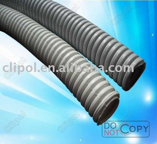 PVC corrugated conduit,flexible PVC conduit,medium and heavy duty