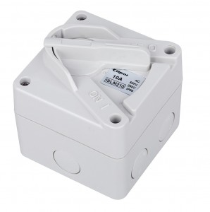 AS/NZS 3112 IP66 Weatherproof MINI Isolating switch 2P 250V 10A