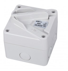 SAA Approval CLIPOL MINI Isolating switch weatherproof IP66 mini switch 2P 20A 250V