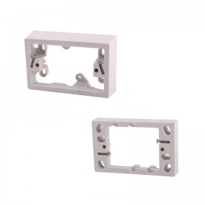 Oceania market Electrical plastic wall switch mounting accessory 18mm surface mounting block