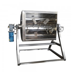 Jacketed ribbon mixer with heating