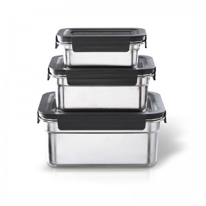 Stainless Steel Stackable Food Containers