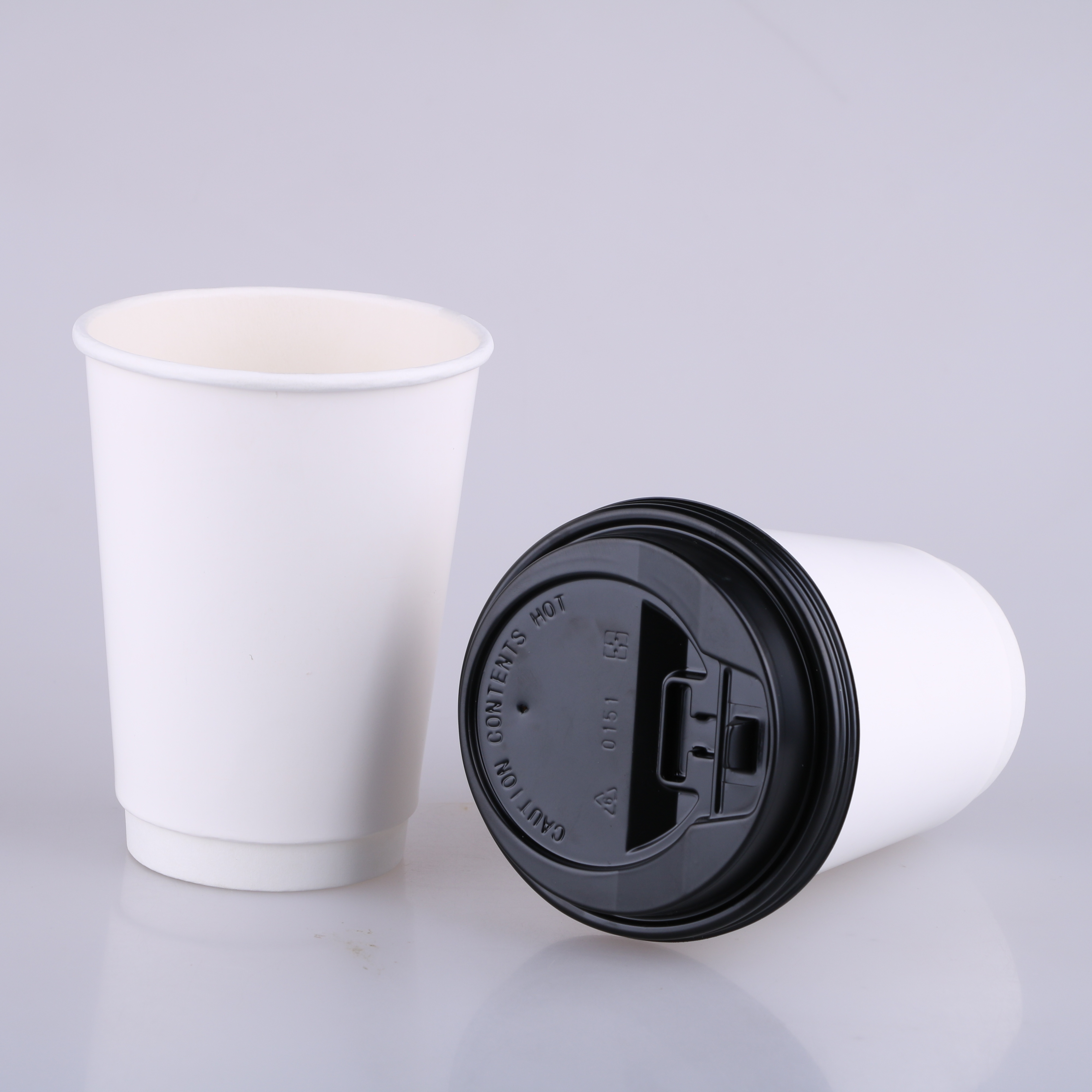10oz 12oz 16oz High Quality OEM Disposable Coffee Cups with Lids for Hot Drink Packing