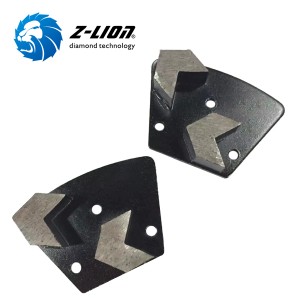 Z-LION ikiqat ox seqmenti trapezoid beton daşlama ayaqqabıları