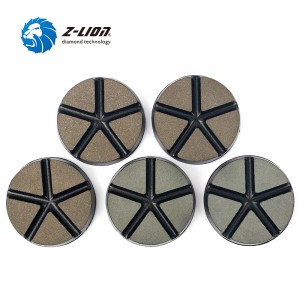 Big Discount Resin Bond Diamond Grinding Wheels - 3 Inch Ceramic Bond Transition Diamond Polishing Pads For Concrete Floor Grinding – ZL Diamond