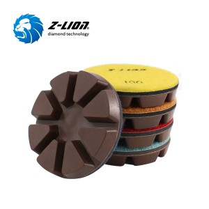 Personlized Products Resin Pads For Concrete Polishing - Copper transitional polishing pad for concrete floor polishing – ZL Diamond
