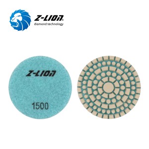 Big discounting Resin Bond Diamond Wheels - Super shine dry resin polishing pads for concrete floor polishing – ZL Diamond