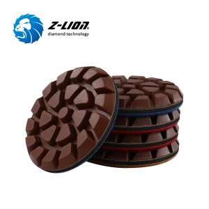 Factory wholesale Resin Pads – Turbo pattern copper transitional polishing pad – ZL Diamond