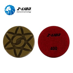 Z-LION Patented concrete polishing pad para sa basa ug uga nga paggamit