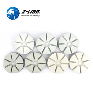 Factory wholesale Resin Pads – Dry resin diamond polishing pad for concrete floor polishing – ZL Diamond